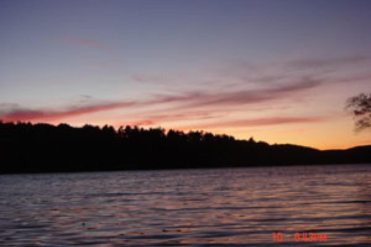 Lake Garfield sunset, taken by Michael Genchi