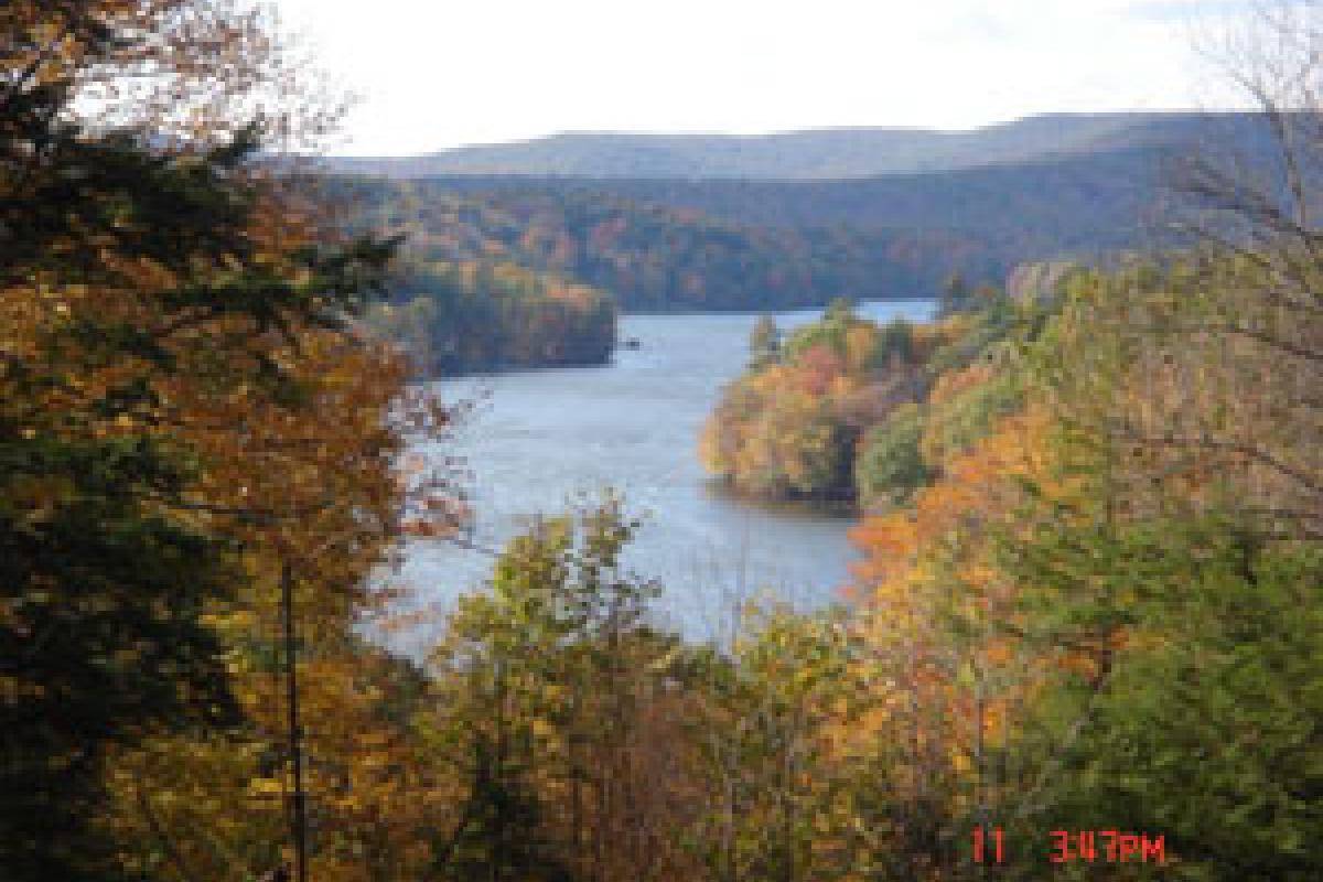Lake Garfield photo taken from Rt 23 looking down on the lake by Michael Genchi
