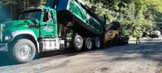 Paving River Rd