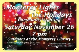 Monterey Lights the Holidays Poster