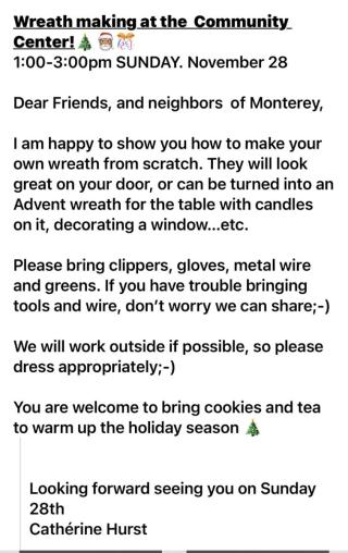 Wreath Making Poster